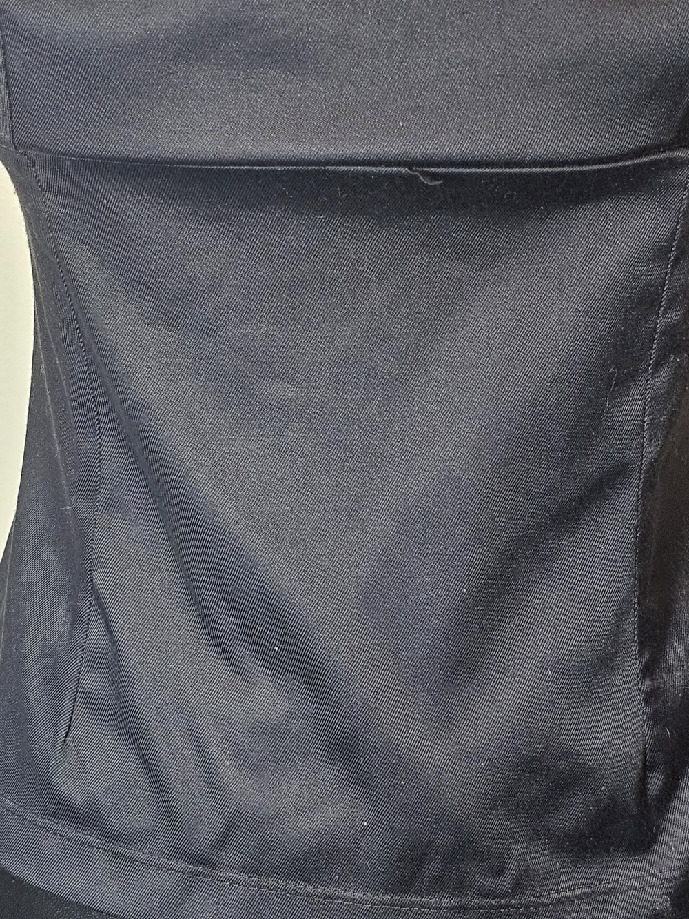 Dollhouse Black Satin Cami Top Size L Vintage Y2K Minimalist NWT Deadstock Shiny - Picture 4 of 11